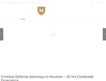 Tablet Screenshot of hillcriminaldefense.com